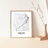 Eleville Unframed Abruzzo Italy City View Abstract Road Modern Map Art Print Poster Wall Office Home Decor Minimalist Line Art Hometown wgn231 - Image 5