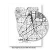 Eleville Unframed Adelaide Australia City View Abstract Road Modern Map Art Print Poster Wall Office Home Decor Minimalist Line Art Hometown wgn234 - Image 8
