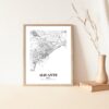 Eleville Unframed Alicante Spain City View Abstract Road Modern Map Art Print Poster Wall Office Home Decor Minimalist Line Art Hometown wgn238 - Image 5