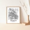Eleville Unframed Amsterdam Netherlands City View Abstract Road Modern Map Art Print Poster Wall Office Home Decor Minimalist Line Art Hometown wgn239 - Image 5