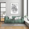 Eleville Unframed Amsterdam Netherlands City View Abstract Road Modern Map Art Print Poster Wall Office Home Decor Minimalist Line Art Hometown wgn239 - Image 7