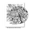 Eleville Unframed Amsterdam Netherlands City View Abstract Road Modern Map Art Print Poster Wall Office Home Decor Minimalist Line Art Hometown wgn239 - Image 8