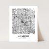 Eleville Unframed Anaheim California City View Abstract Road Modern Map Art Print Poster Wall Office Home Decor Minimalist Line Art Hometown wgn240 - Image 3