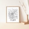 Eleville Unframed Ann Arbor Michigan City View Abstract Road Modern Map Art Print Poster Wall Office Home Decor Minimalist Line Art Hometown wgn242 - Image 5