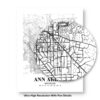 Eleville Unframed Ann Arbor Michigan City View Abstract Road Modern Map Art Print Poster Wall Office Home Decor Minimalist Line Art Hometown wgn242 - Image 8