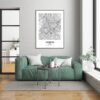 Eleville Unframed Athens Greece City View Abstract Road Modern Map Art Print Poster Wall Office Home Decor Minimalist Line Art Hometown wgn245 - Image 7