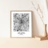 Eleville Unframed Atlanta Georgia City View Abstract Road Modern Map Art Print Poster Wall Office Home Decor Minimalist Line Art Hometown wgn246 - Image 5