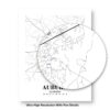 Eleville Unframed Auburn Alabama City View Abstract Road Modern Map Art Print Poster Wall Office Home Decor Minimalist Line Art Hometown wgn247 - Image 8