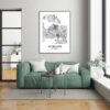 Eleville Unframed Auckland New Zealand City View Abstract Road Modern Map Art Print Poster Wall Office Home Decor Minimalist Line Art Hometown wgn248 - Image 7