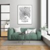 Eleville Unframed Baltimore Maryland City View Abstract Road Modern Map Art Print Poster Wall Office Home Decor Minimalist Line Art Hometown wgn250 - Image 7