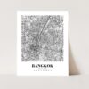 Eleville Unframed Bangkok Thailand City View Abstract Road Modern Map Art Print Poster Wall Office Home Decor Minimalist Line Art Hometown wgn251 - Image 3