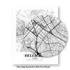 Eleville Unframed Belgrade Serbia City View Abstract Road Modern Map Art Print Poster Wall Office Home Decor Minimalist Line Art Hometown wgn257 - Image 8