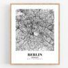 Eleville Unframed Berlin Germany City View Abstract Road Modern Map Art Print Poster Wall Office Home Decor Minimalist Line Art Hometown wgn258 - Image 4