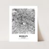 Eleville Unframed Berlin Germany City View Abstract Road Modern Map Art Print Poster Wall Office Home Decor Minimalist Line Art Hometown wgn258 - Image 3