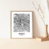Eleville Unframed Berlin Germany City View Abstract Road Modern Map Art Print Poster Wall Office Home Decor Minimalist Line Art Hometown wgn258 - Image 5