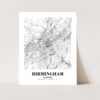 Eleville Unframed Birmingham Alabama City View Abstract Road Modern Map Art Print Poster Wall Office Home Decor Minimalist Line Art Hometown wgn260 - Image 3
