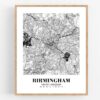 Eleville Unframed Birmingham United Kingdom City View Abstract Road Modern Map Art Print Poster Wall Office Home Decor Minimalist Line Art Hometown wgn261 - Image 4