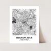 Eleville Unframed Birmingham United Kingdom City View Abstract Road Modern Map Art Print Poster Wall Office Home Decor Minimalist Line Art Hometown wgn261 - Image 3