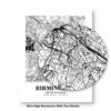 Eleville Unframed Birmingham United Kingdom City View Abstract Road Modern Map Art Print Poster Wall Office Home Decor Minimalist Line Art Hometown wgn261 - Image 8