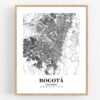 Eleville Unframed Bogotá Colombia City View Abstract Road Modern Map Art Print Poster Wall Office Home Decor Minimalist Line Art Hometown wgn262 - Image 4