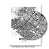 Eleville Unframed Bogotá Colombia City View Abstract Road Modern Map Art Print Poster Wall Office Home Decor Minimalist Line Art Hometown wgn262 - Image 8