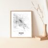 Eleville Unframed Boise Idaho City View Abstract Road Modern Map Art Print Poster Wall Office Home Decor Minimalist Line Art Hometown wgn263 - Image 5