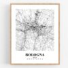 Eleville Unframed Bologna Italy City View Abstract Road Modern Map Art Print Poster Wall Office Home Decor Minimalist Line Art Hometown wgn264 - Image 4