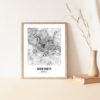 Eleville Unframed Bremen Germany City View Abstract Road Modern Map Art Print Poster Wall Office Home Decor Minimalist Line Art Hometown wgn269 - Image 5