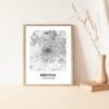 Eleville Unframed Bristol United Kingdom City View Abstract Road Modern Map Art Print Poster Wall Office Home Decor Minimalist Line Art Hometown wgn272 - Image 5