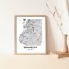 Eleville Unframed Brooklyn New York City View Abstract Road Modern Map Art Print Poster Wall Office Home Decor Minimalist Line Art Hometown wgn273 - Image 5