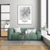 Eleville Unframed Brussels Belgium City View Abstract Road Modern Map Art Print Poster Wall Office Home Decor Minimalist Line Art Hometown wgn274 - Image 7