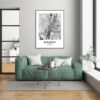 Eleville Unframed Budapest Hungary City View Abstract Road Modern Map Art Print Poster Wall Office Home Decor Minimalist Line Art Hometown wgn275 - Image 7