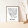Eleville Unframed Buffalo New York City View Abstract Road Modern Map Art Print Poster Wall Office Home Decor Minimalist Line Art Hometown wgn277 - Image 5
