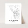 Eleville Unframed Burlington Vermont City View Abstract Road Modern Map Art Print Poster Wall Office Home Decor Minimalist Line Art Hometown wgn278 - Image 3
