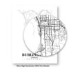 Eleville Unframed Burlington Vermont City View Abstract Road Modern Map Art Print Poster Wall Office Home Decor Minimalist Line Art Hometown wgn278 - Image 8