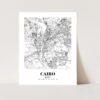 Eleville Unframed Cairo Egypt City View Abstract Road Modern Map Art Print Poster Wall Office Home Decor Minimalist Line Art Hometown wgn279 - Image 3
