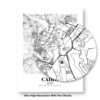 Eleville Unframed Cairo Egypt City View Abstract Road Modern Map Art Print Poster Wall Office Home Decor Minimalist Line Art Hometown wgn279 - Image 8
