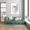 Eleville Unframed Cape Town South Africa City View Abstract Road Modern Map Art Print Poster Wall Office Home Decor Minimalist Line Art Hometown wgn284 - Image 7