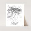 Eleville Unframed Caracas Venezuela City View Abstract Road Modern Map Art Print Poster Wall Office Home Decor Minimalist Line Art Hometown wgn285 - Image 3