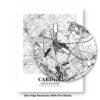 Eleville Unframed Cardiff United Kingdom City View Abstract Road Modern Map Art Print Poster Wall Office Home Decor Minimalist Line Art Hometown wgn286 - Image 8