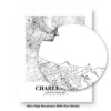 Eleville Unframed Charleston South Carolina City View Abstract Road Modern Map Art Print Poster Wall Office Home Decor Minimalist Line Art Hometown wgn287 - Image 8