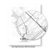 Eleville Unframed Chico California City View Abstract Road Modern Map Art Print Poster Wall Office Home Decor Minimalist Line Art Hometown wgn292 - Image 8