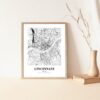 Eleville Unframed Cincinnati Ohio City View Abstract Road Modern Map Art Print Poster Wall Office Home Decor Minimalist Line Art Hometown wgn293 - Image 5