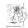 Eleville Unframed Clarksville Tennessee City View Abstract Road Modern Map Art Print Poster Wall Office Home Decor Minimalist Line Art Hometown wgn294 - Image 8