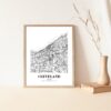 Eleville Unframed Cleveland Ohio City View Abstract Road Modern Map Art Print Poster Wall Office Home Decor Minimalist Line Art Hometown wgn295 - Image 5