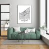 Eleville Unframed Cleveland Ohio City View Abstract Road Modern Map Art Print Poster Wall Office Home Decor Minimalist Line Art Hometown wgn295 - Image 7