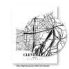 Eleville Unframed Cleveland Ohio City View Abstract Road Modern Map Art Print Poster Wall Office Home Decor Minimalist Line Art Hometown wgn295 - Image 8