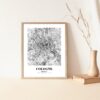 Eleville Unframed Cologne Germany City View Abstract Road Modern Map Art Print Poster Wall Office Home Decor Minimalist Line Art Hometown wgn297 - Image 5