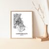 Eleville Unframed Copenhagen Denmark City View Abstract Road Modern Map Art Print Poster Wall Office Home Decor Minimalist Line Art Hometown wgn301 - Image 5