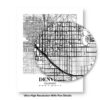 Eleville Unframed Denver Colorado City View Abstract Road Modern Map Art Print Poster Wall Office Home Decor Minimalist Line Art Hometown wgn307 - Image 8